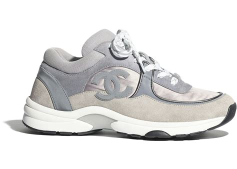 chanel shoes trainer|chanel sneakers black and grey.